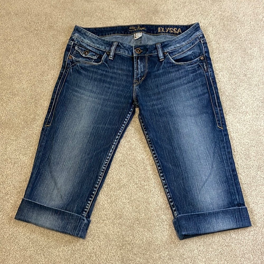 Silver Elyssa Capris Size 30 - image 1